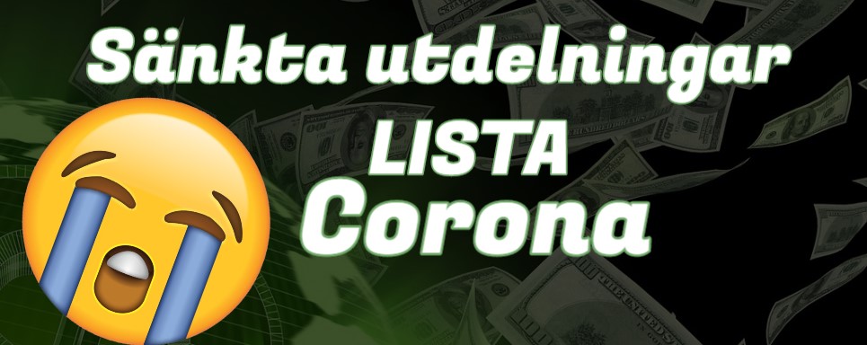 Corona – bolag som sänkt utdelningen (UPPDATERAD)