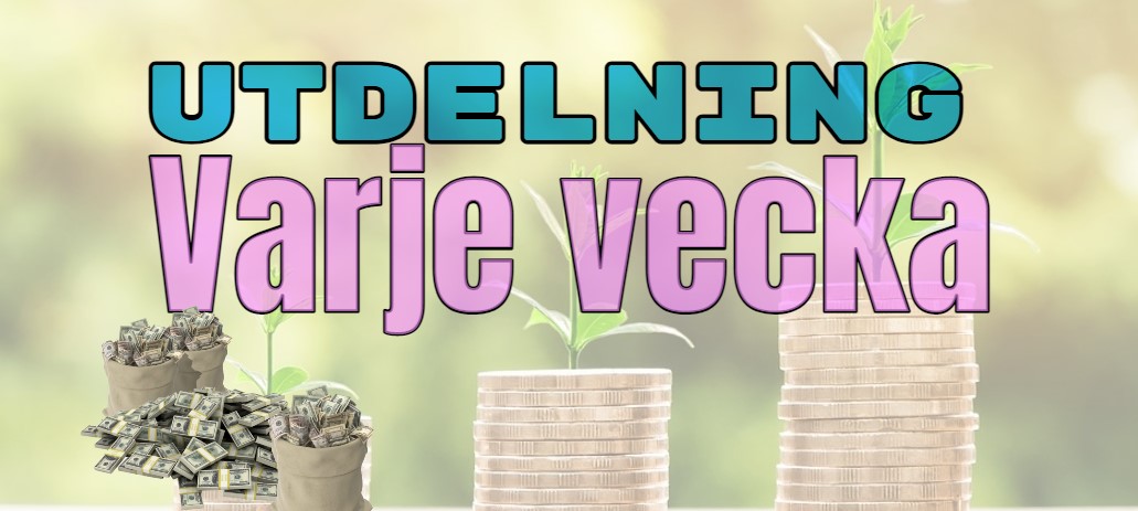 Utdelning varje vecka – weekly dividend